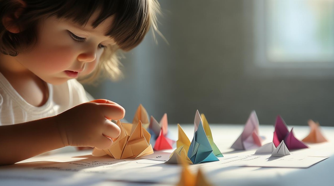 如何通过折纸活动观察幼儿的艺术发展？-图1