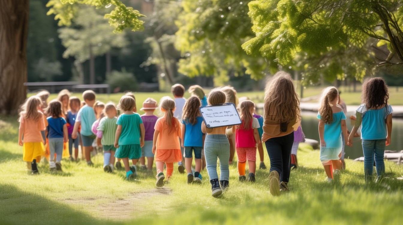 幼儿园餐后散步教案，如何设计安全有趣的活动？-图3