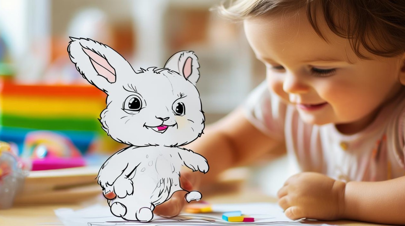 如何通过幼儿简笔画小兔7培养创造力与认知能力？-图4