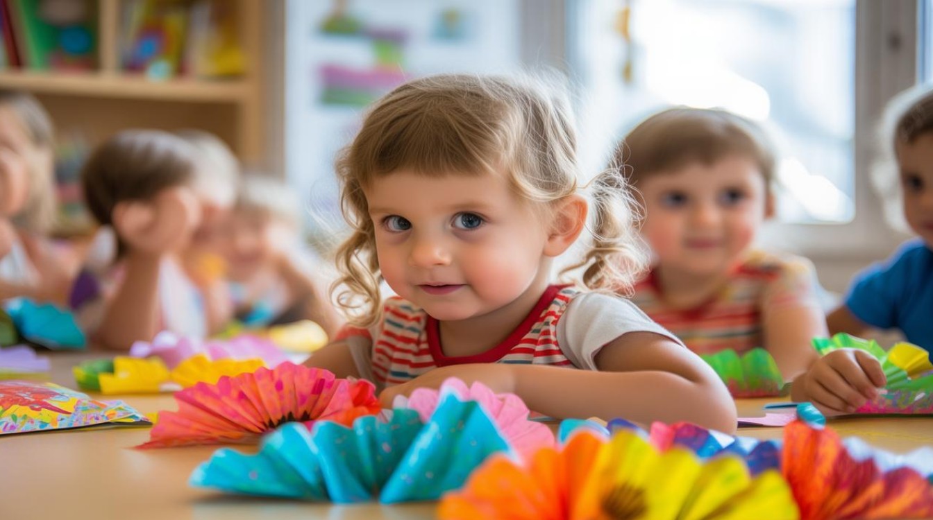 如何用幼儿园手工扇子制作激发孩子创意与动手能力？-图2
