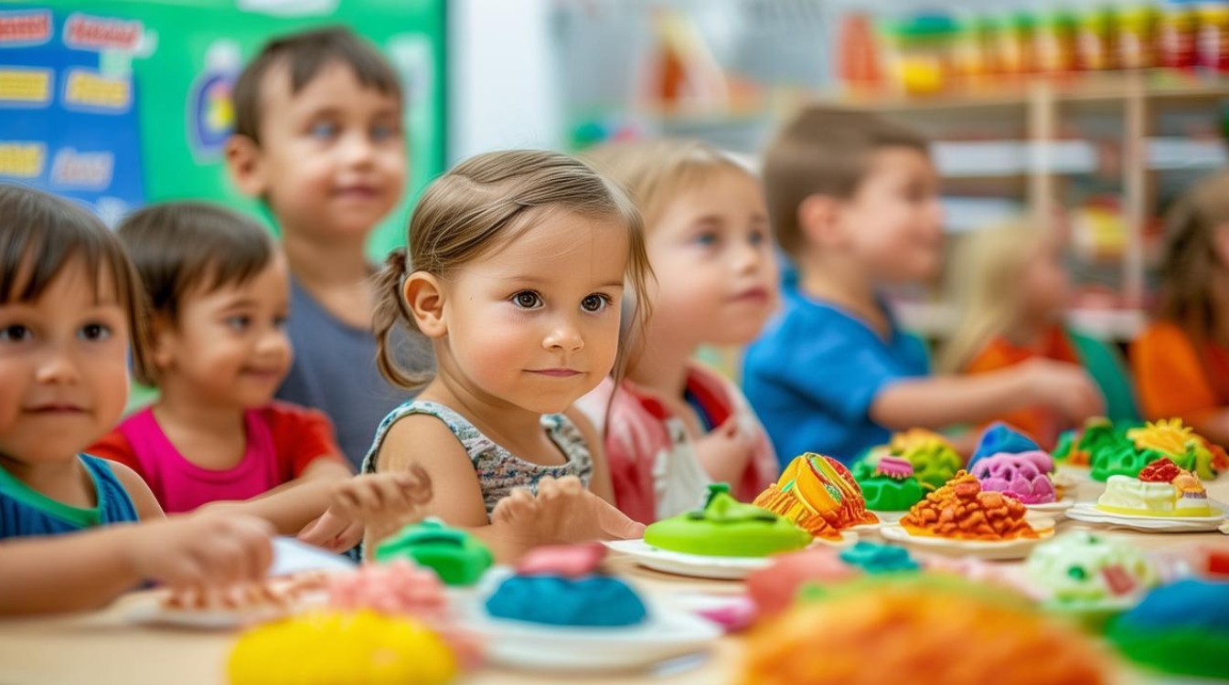 幼儿园手工橡皮泥食物如何激发孩子的创造力与认知发展？-图2