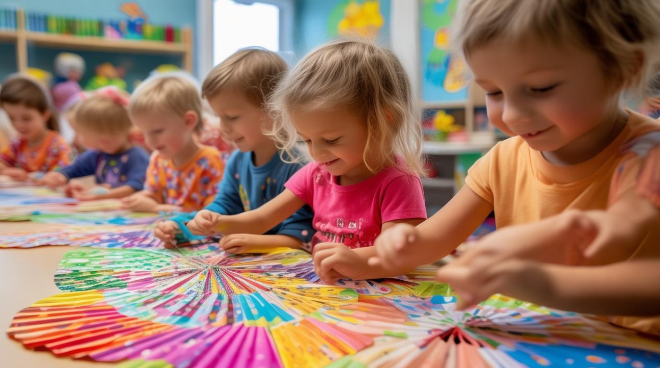 幼儿园手工制作扇子如何结合创意与早教？-图1