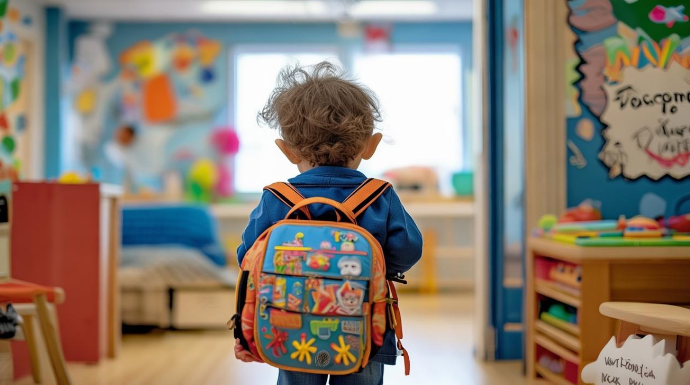 如何科学应对幼儿园新生第一天的分离焦虑与成长挑战？-图1