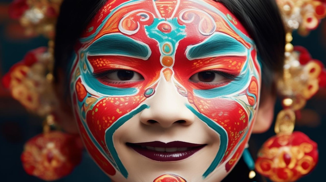 如何简单画出幼儿脸谱？分步教学指南-图1