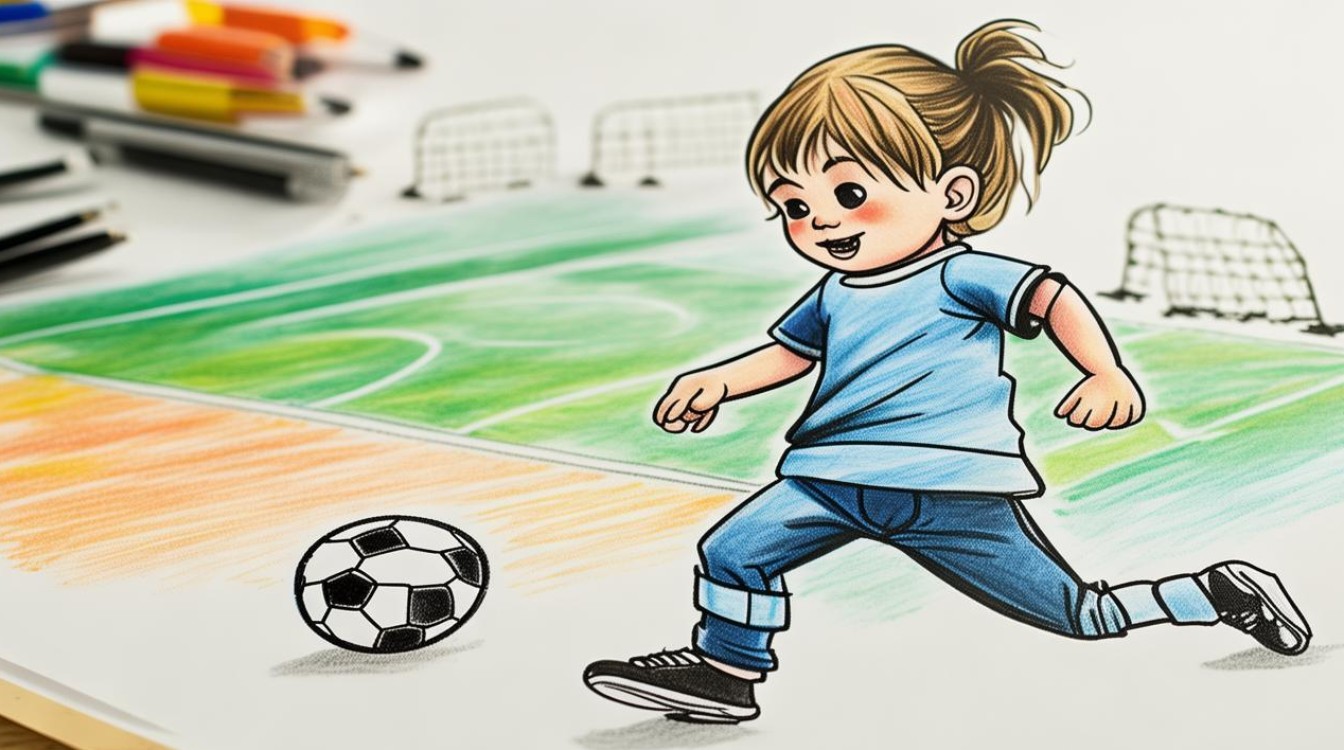 如何通过幼儿运动主题作品激发孩子的创造力？-图3