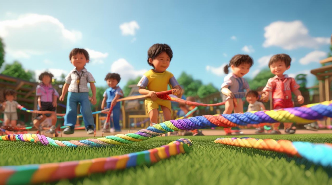 幼儿园体育课如何用绳子设计有趣活动？-图3