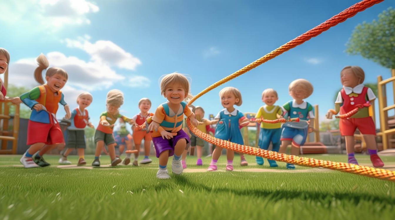 幼儿园体育课如何用绳子设计有趣活动？-图4