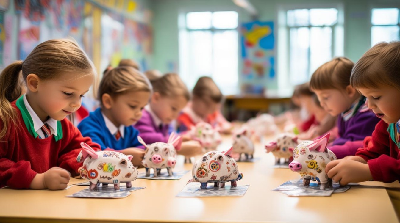 如何简单制作幼儿园手工小猪？-图3