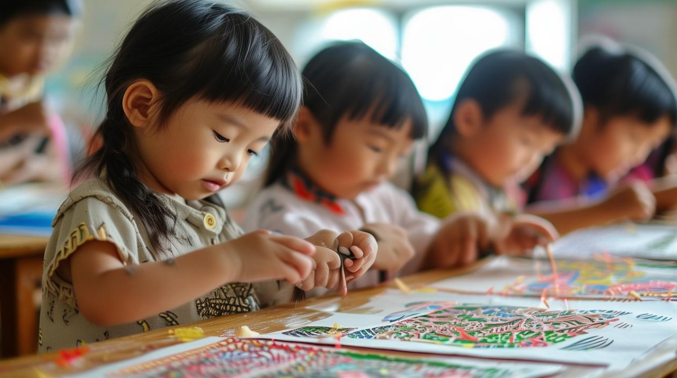 幼儿园剪纸艺术如何激发创造力与精细动作发展？-图1