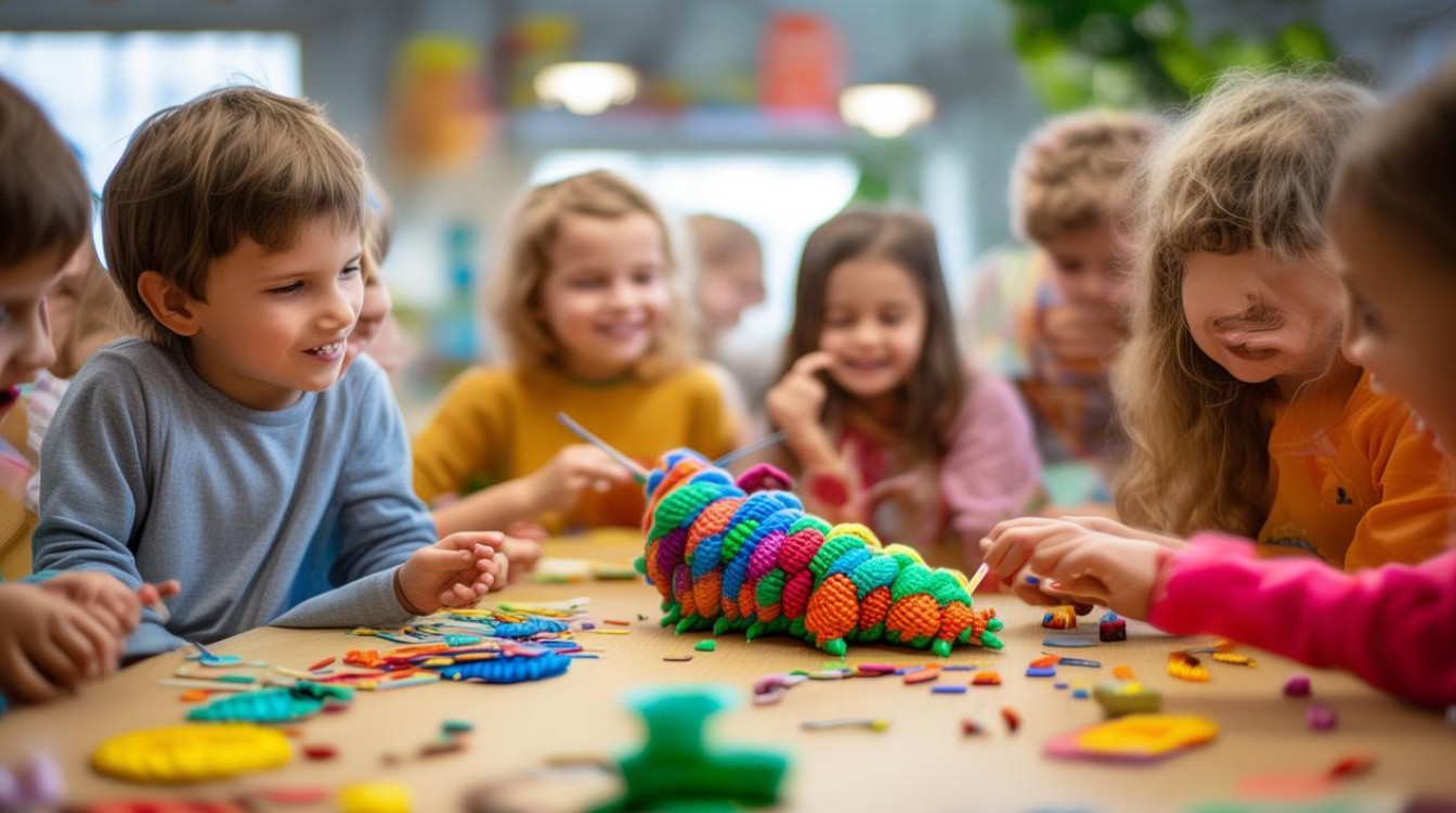 如何用幼儿园毛毛虫手工制作激发幼儿创造力？-图4