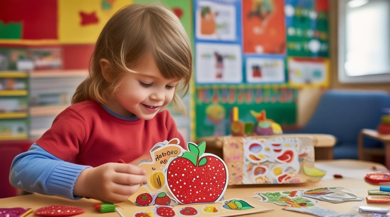 如何制作幼儿小班苹果卡教案？-图1