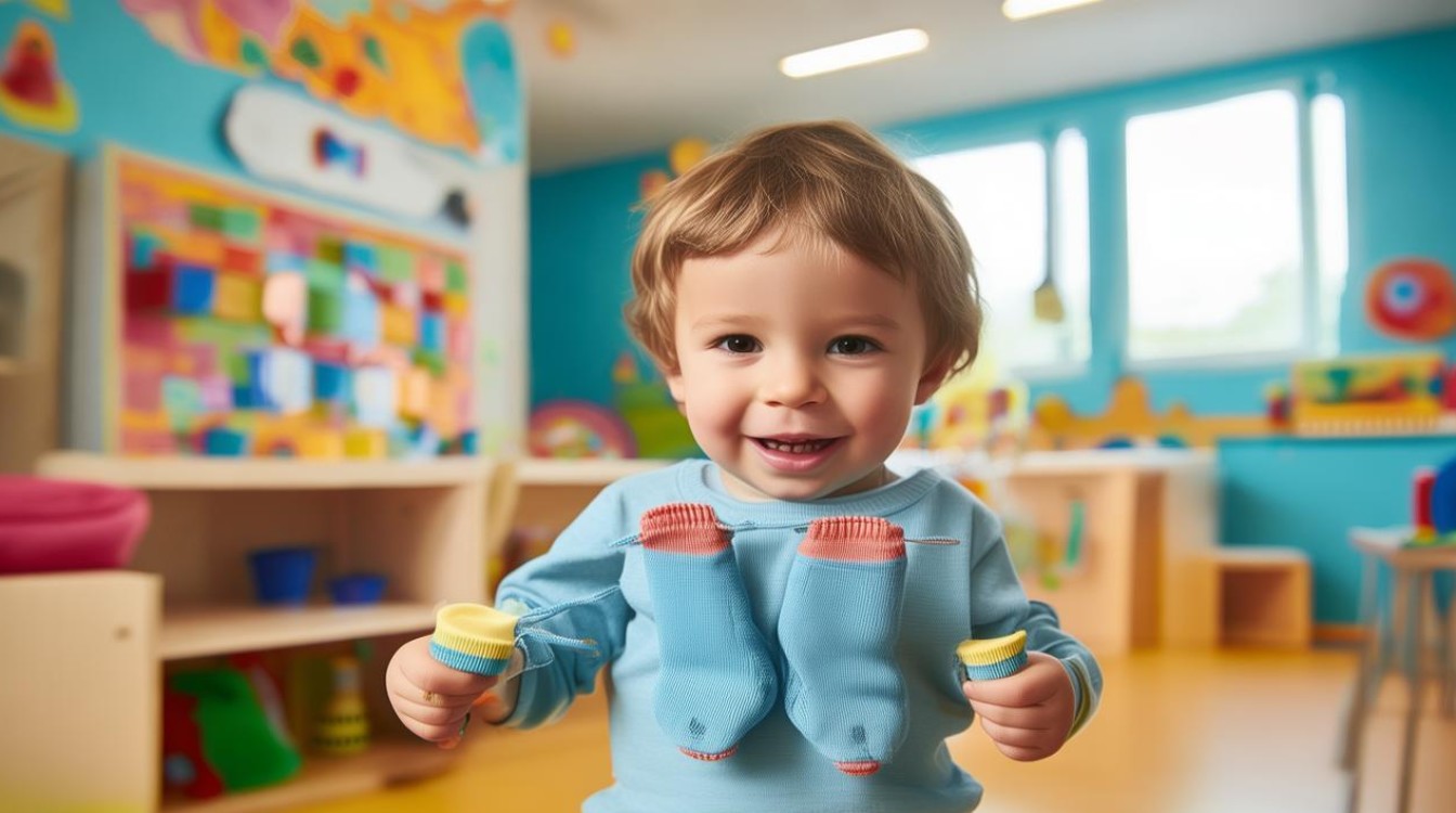 如何通过袜子游戏培养幼儿园小班自理能力？-图4