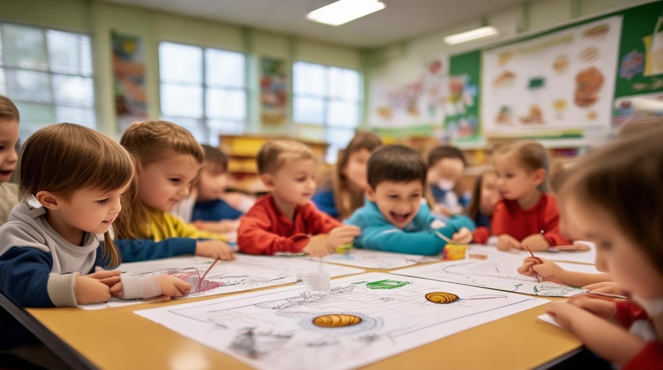幼儿园中班美术教案，如何用简单方法教孩子画蜗牛？-图1