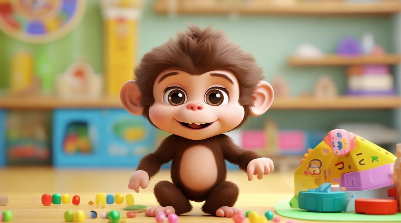 如何用幼儿园小猴子简笔画开展趣味早教活动？-图1