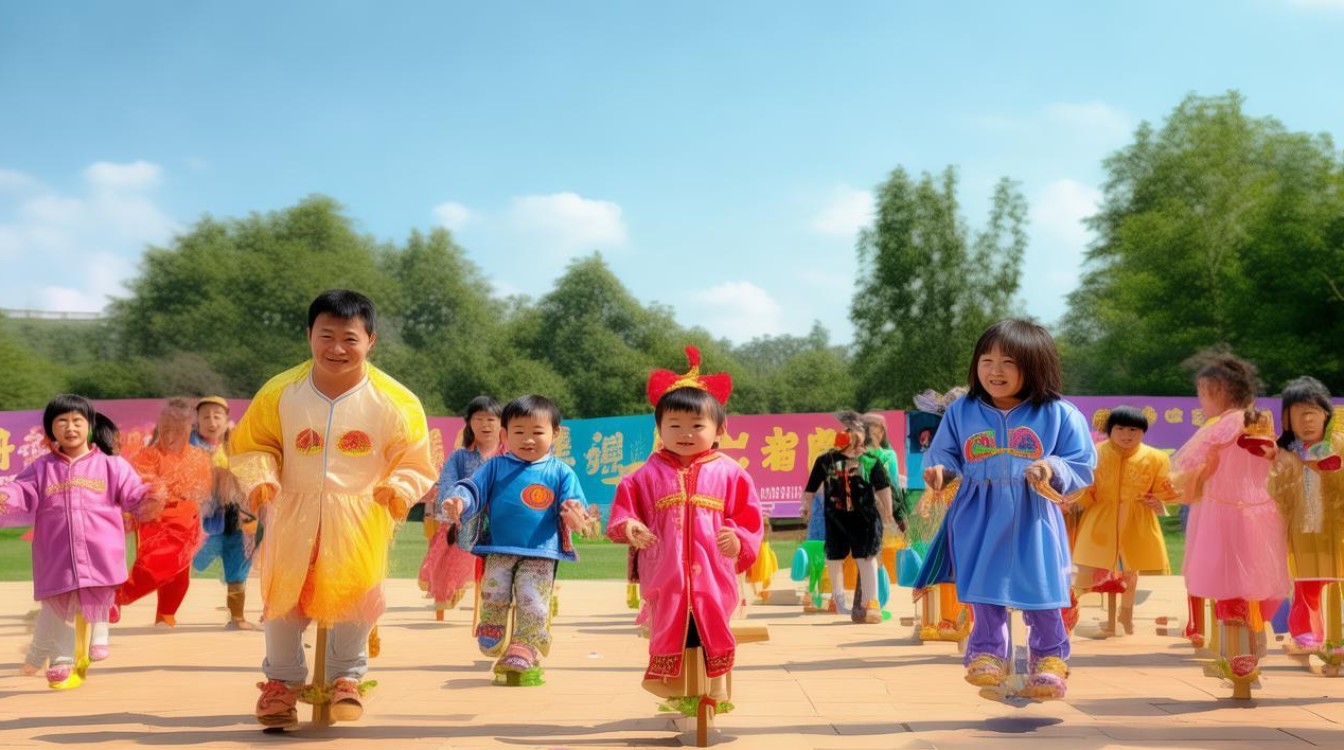 踩高跷亲子幼儿园，踩高跷 幼儿园-图1